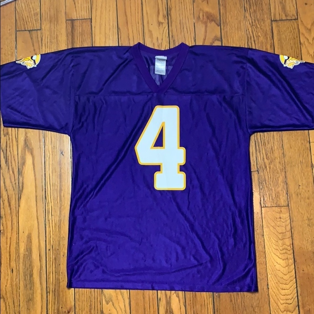 Vintage Brett Favre 4 Vikings Jersey